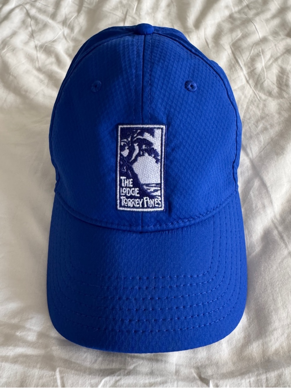 Lodge at Torrey Pines Men’s Royal Blue Under Armour Performance Hat Golf Sporty
